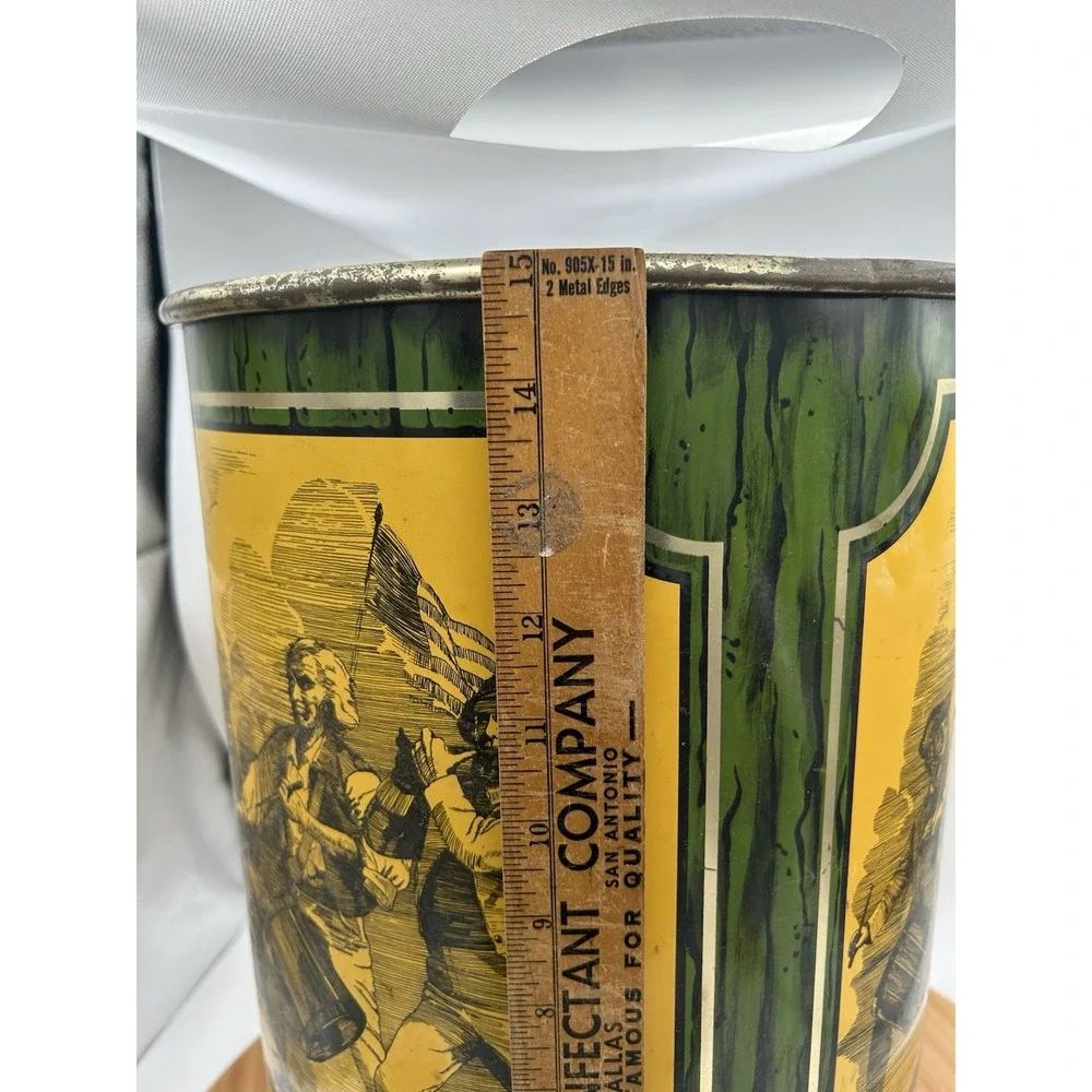 Ballonoff Vintage Bicentennial Celebration 1776-1976 Tin Container, Bicentennial